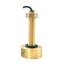 Load image into Gallery viewer, 8-Pin Bronze Thru-Hull Mount Boat Transducer with Depth & Temperature (A-TD28B-T)