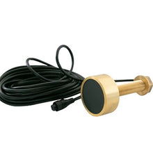Load image into Gallery viewer, 8-Pin Bronze Thru-Hull Mount Boat Transducer with Depth & Temperature (A-TD28B-T)