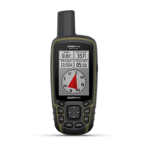 Garmin, GPSMAP 65s Portable Multi-Band GPS Handheld Hiking Device with Sensors with SEA Maps