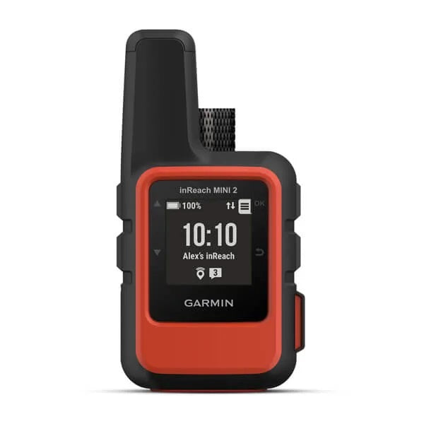 Garmin, inReach Mini 2 (Flame Red) Portable Satellite Communicator Handheld Device