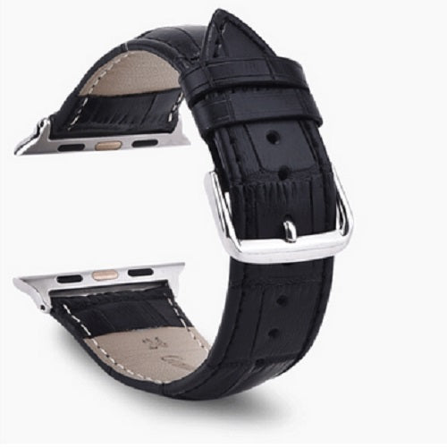 Garmin, Genuine Leather Watch Band (Black)